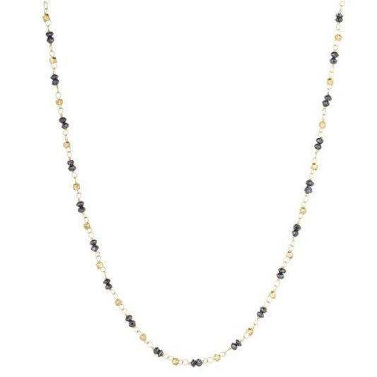 Black Diamond Chain with Gold