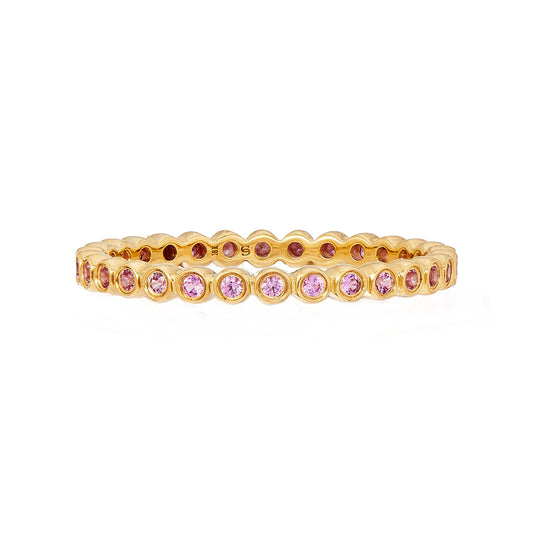 Pink Sapphire Band