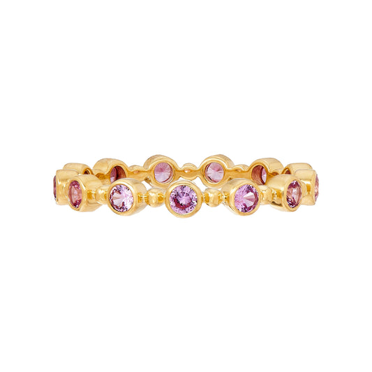 Pink Sapphire Band