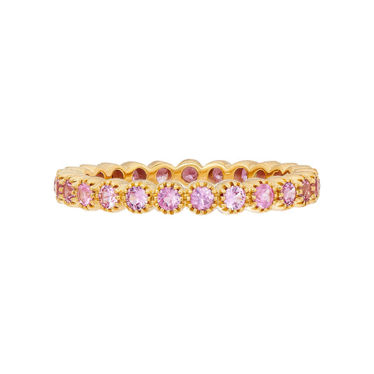 Pink Sapphire Band