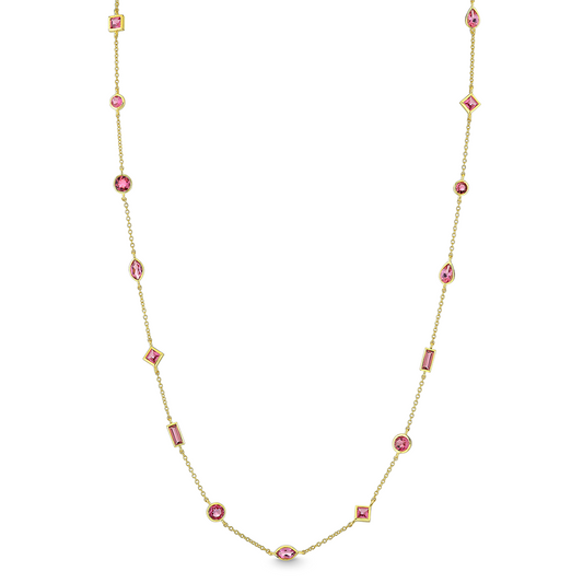 Pink Tourmaline Necklace