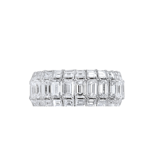 Xpandable Emerald Cut Diamond Ring