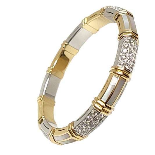 Xpandable Mother of Pearl & Diamond Bracelet