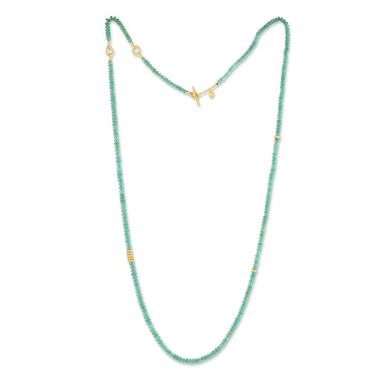 Emerald Beaded Necklace