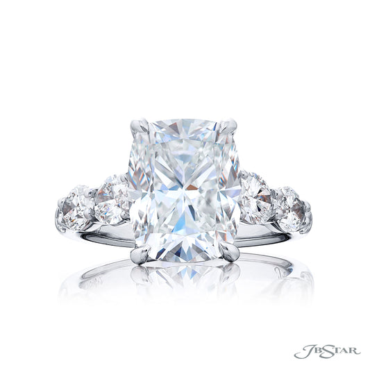 Oval and Shield Diamond Ring