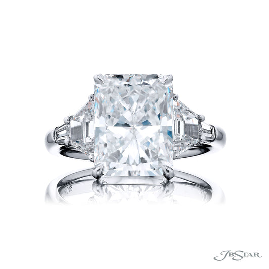 Trapezoid and Tapered Baguette Diamond Ring