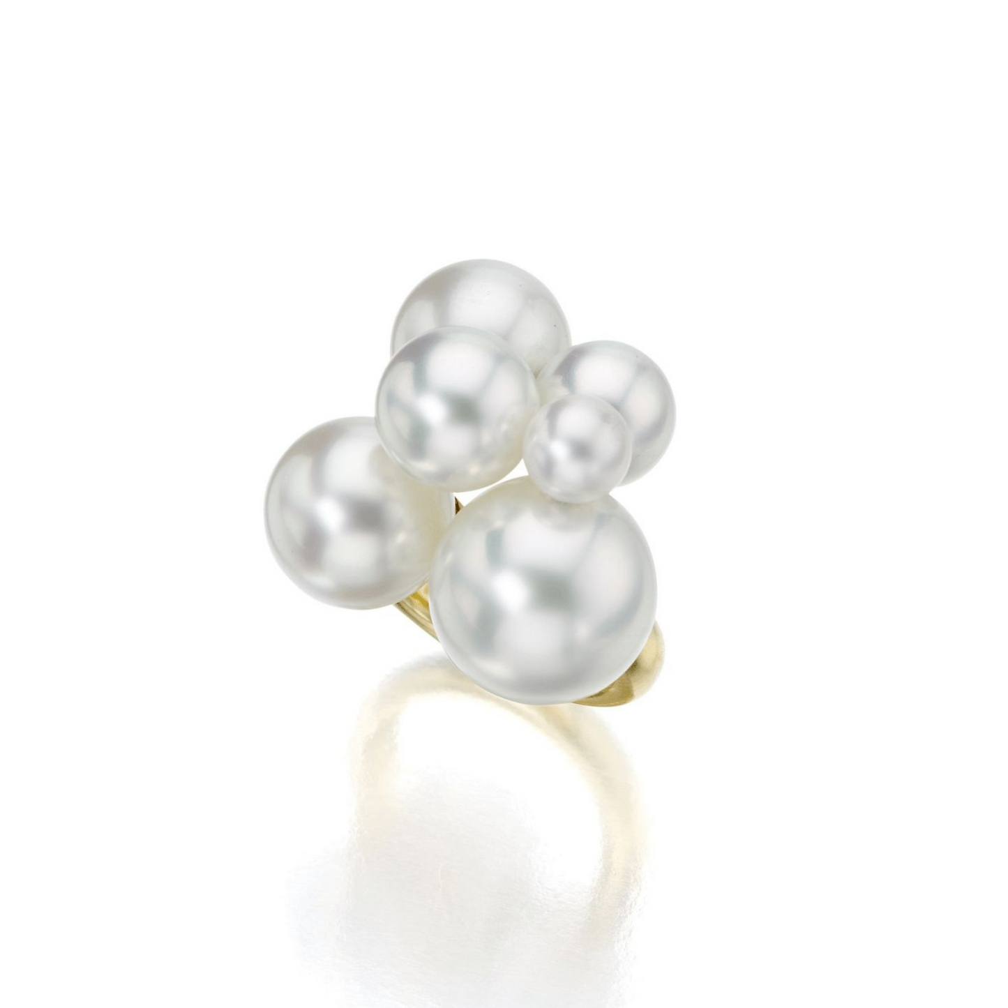 South Sea and Akoya pearl ring