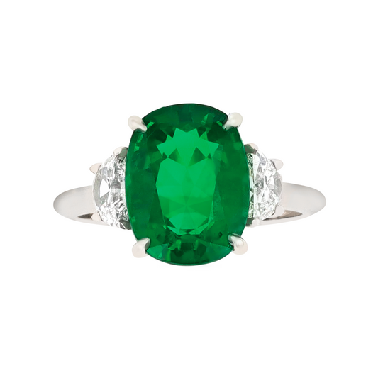 Zambian Emerald Estate Ring