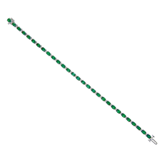 Emerald & Diamond Bracelet