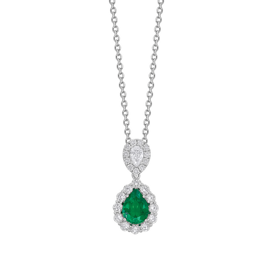 Emerald & Diamond Necklace