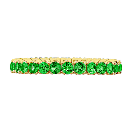 Tsavorite Eternity Band