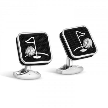 Golf Ball and Flagstick Cufflinks