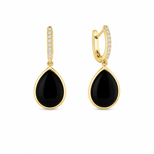 Black Onyx Dangle Earring