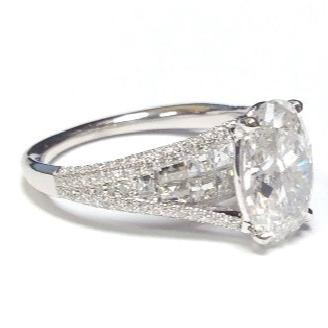 2.28ct Oval Diamond Engagement Ring