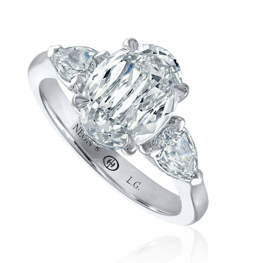 Oval & Pear Shaped Diamond Ring