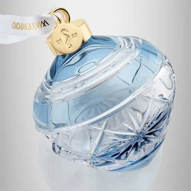 Snowflakes Bauble Ornament, Icy Blue