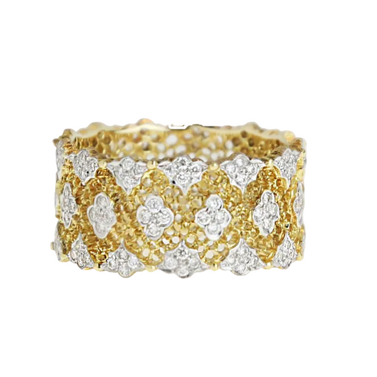 Mesh Design Diamond Band