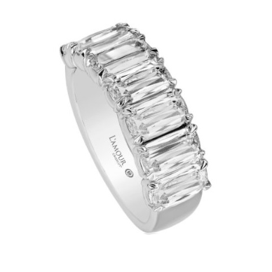 Crisscut 7 Stone Diamond Band