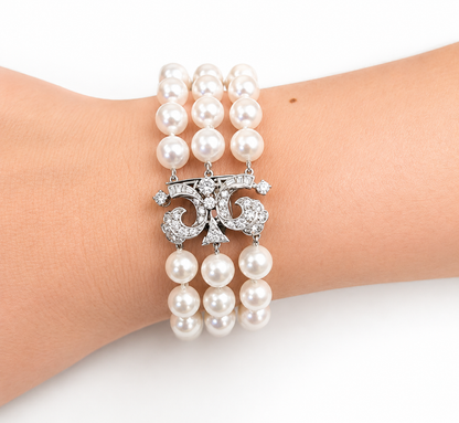 Three Strand Pearl Bracelet