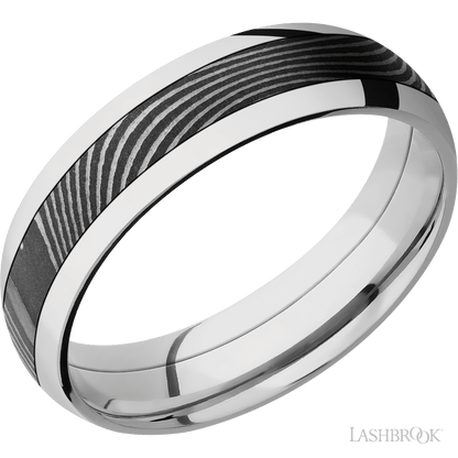 Inlay Design Wedding Band