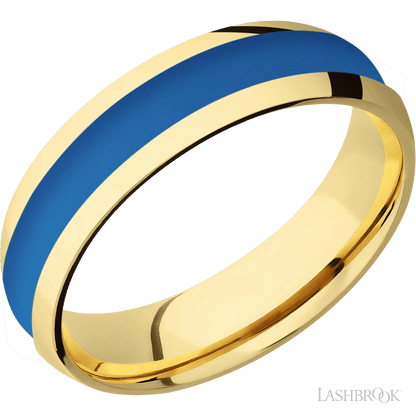 Inlay Design Wedding Band