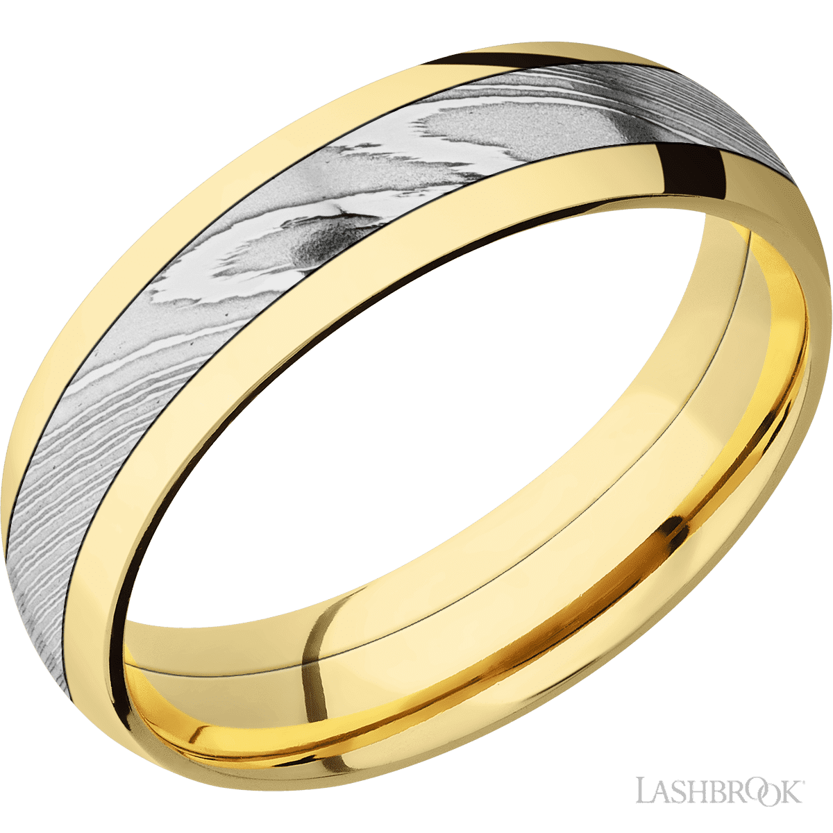 Inlay Design Wedding Band