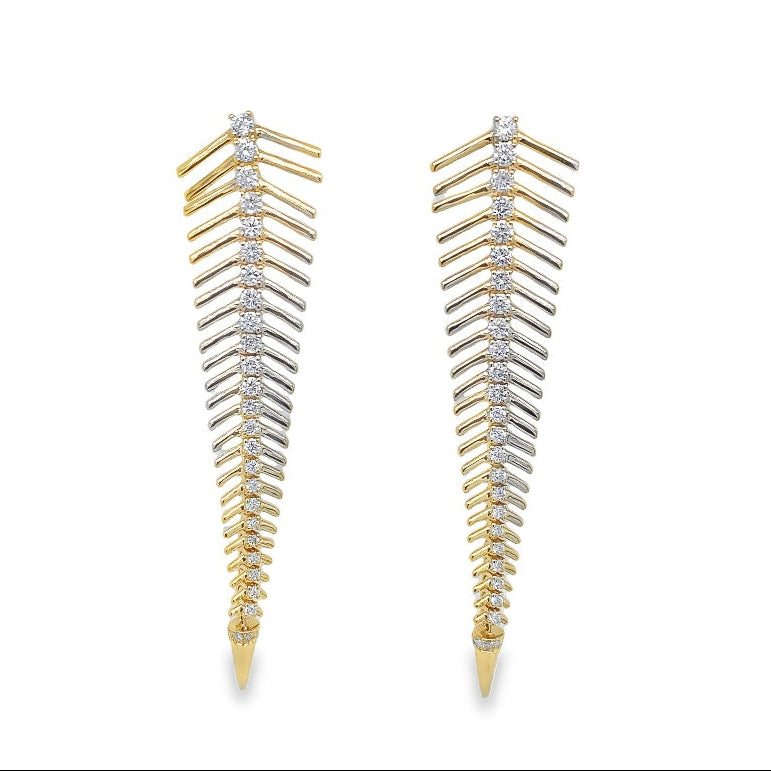 Diamond Drop Earring