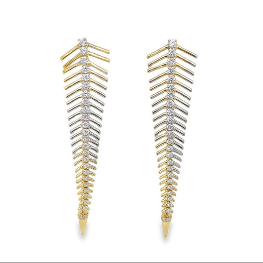 Diamond Drop Earring