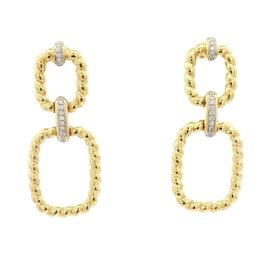 Gold Dangle Earrings