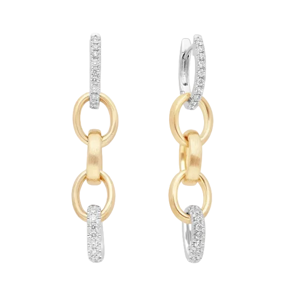 Diamond Link Earrings