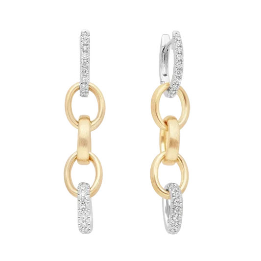 Diamond Link Earrings