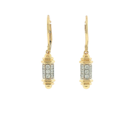 Lantern Diamond Earrings