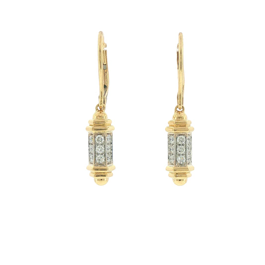 Lantern Diamond Earrings