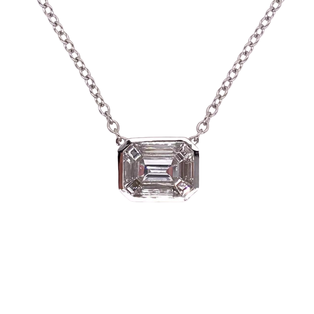 Diamond Eclipse Necklace