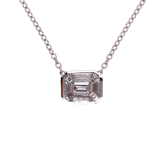 Diamond Eclipse Necklace