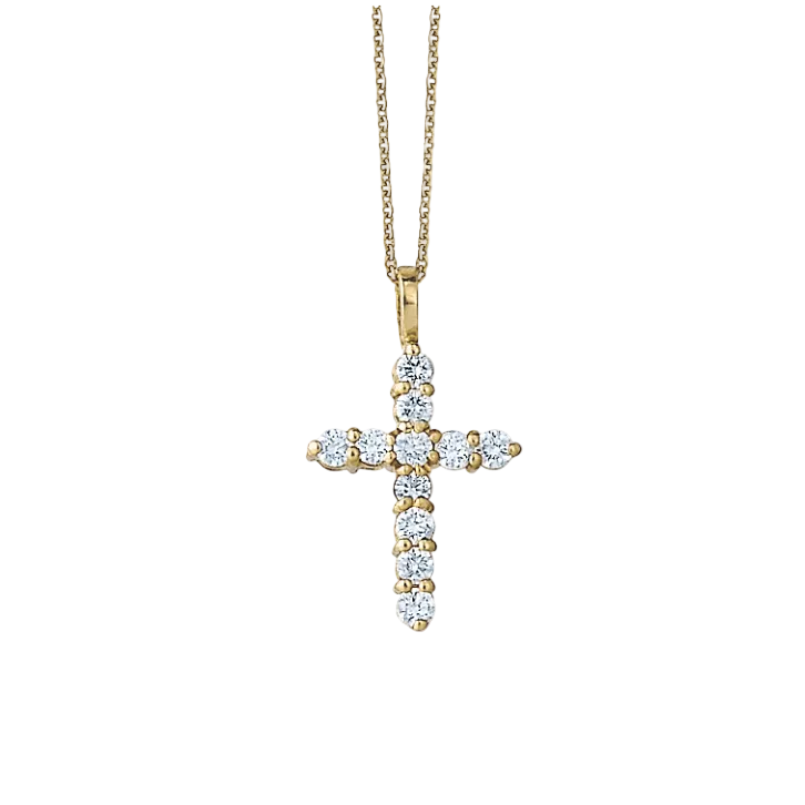 Diamond Cross Necklace
