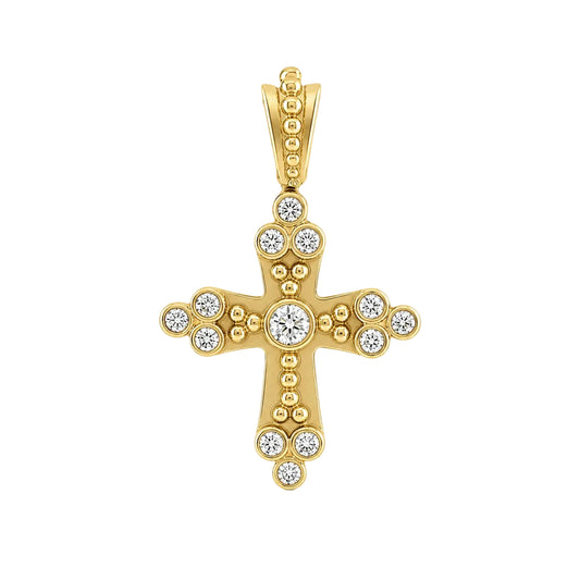 Gold Diamond Cross