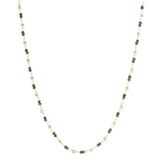 Black Diamond Chain with Gold