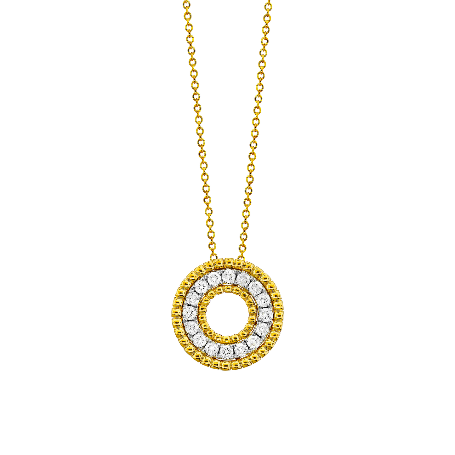 Circle Diamond Pendant