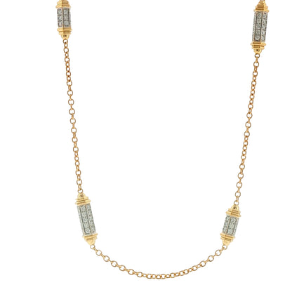 Lantern Diamond Necklace