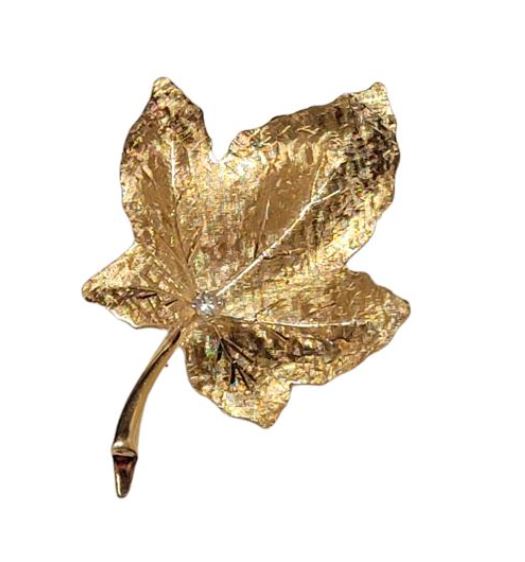 Maple Leaf Brooch