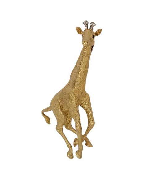 Giraffe Brooch