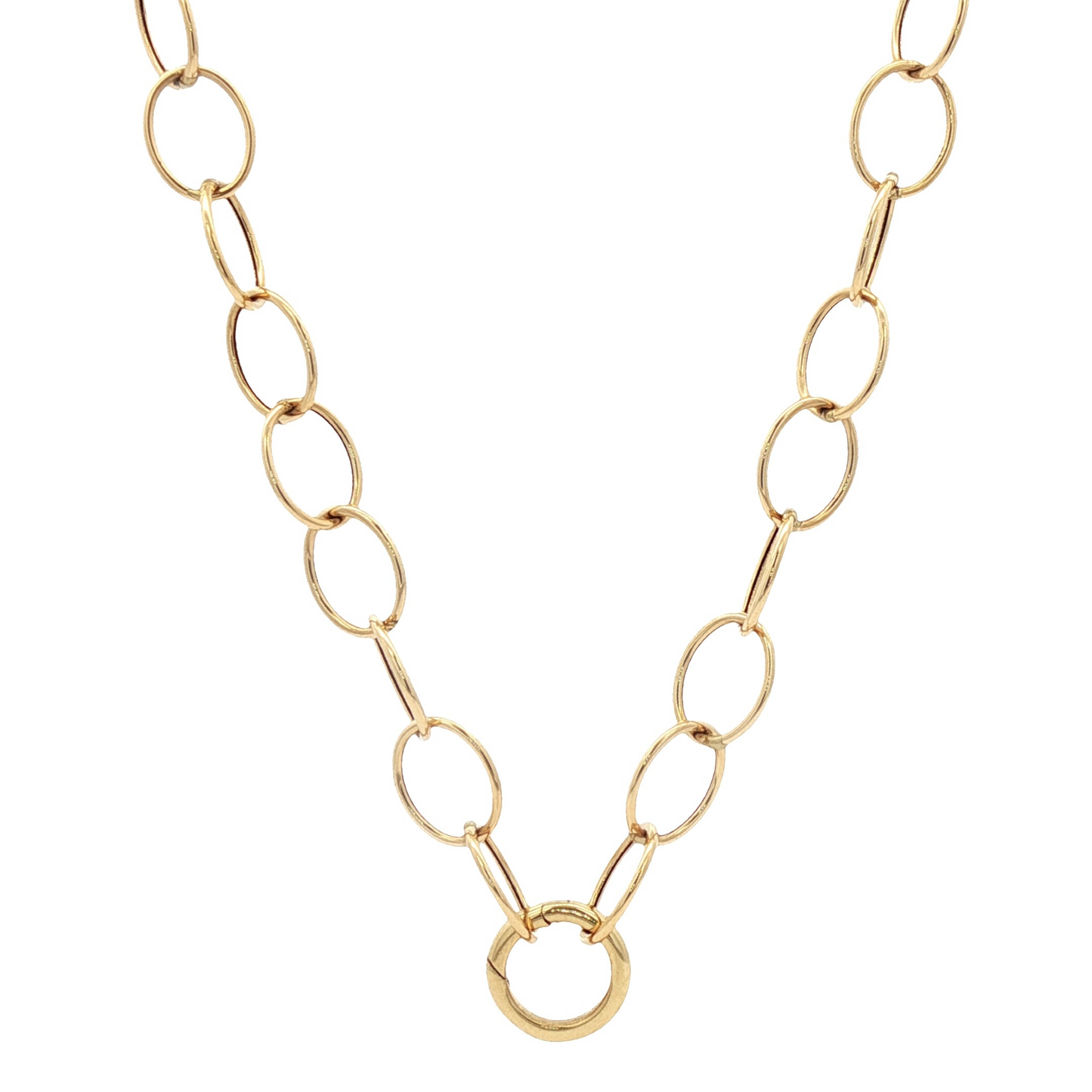 Eternity Chain Necklace with Push Clasp