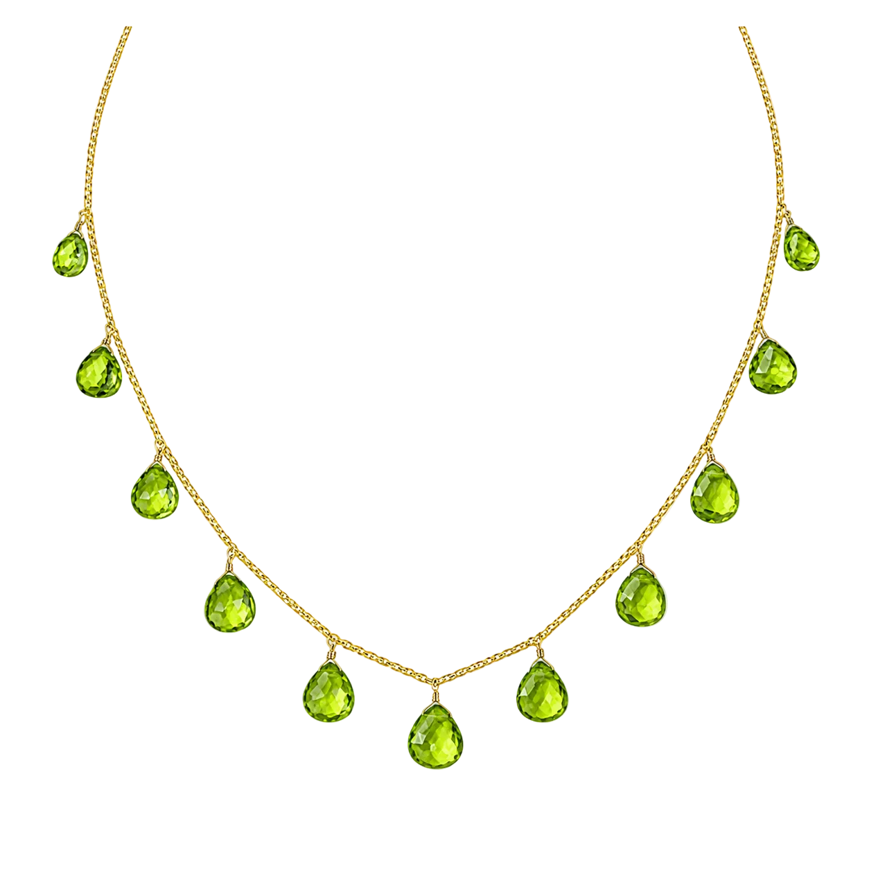 Dancing Peridot Necklace