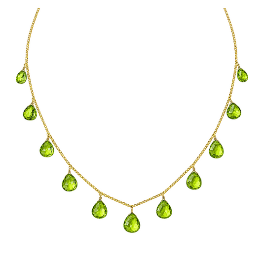 Dancing Peridot Necklace