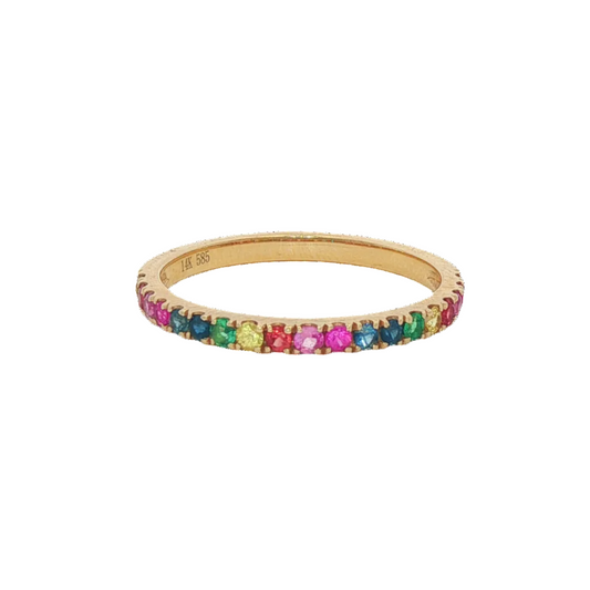 Multi Gemstone Band