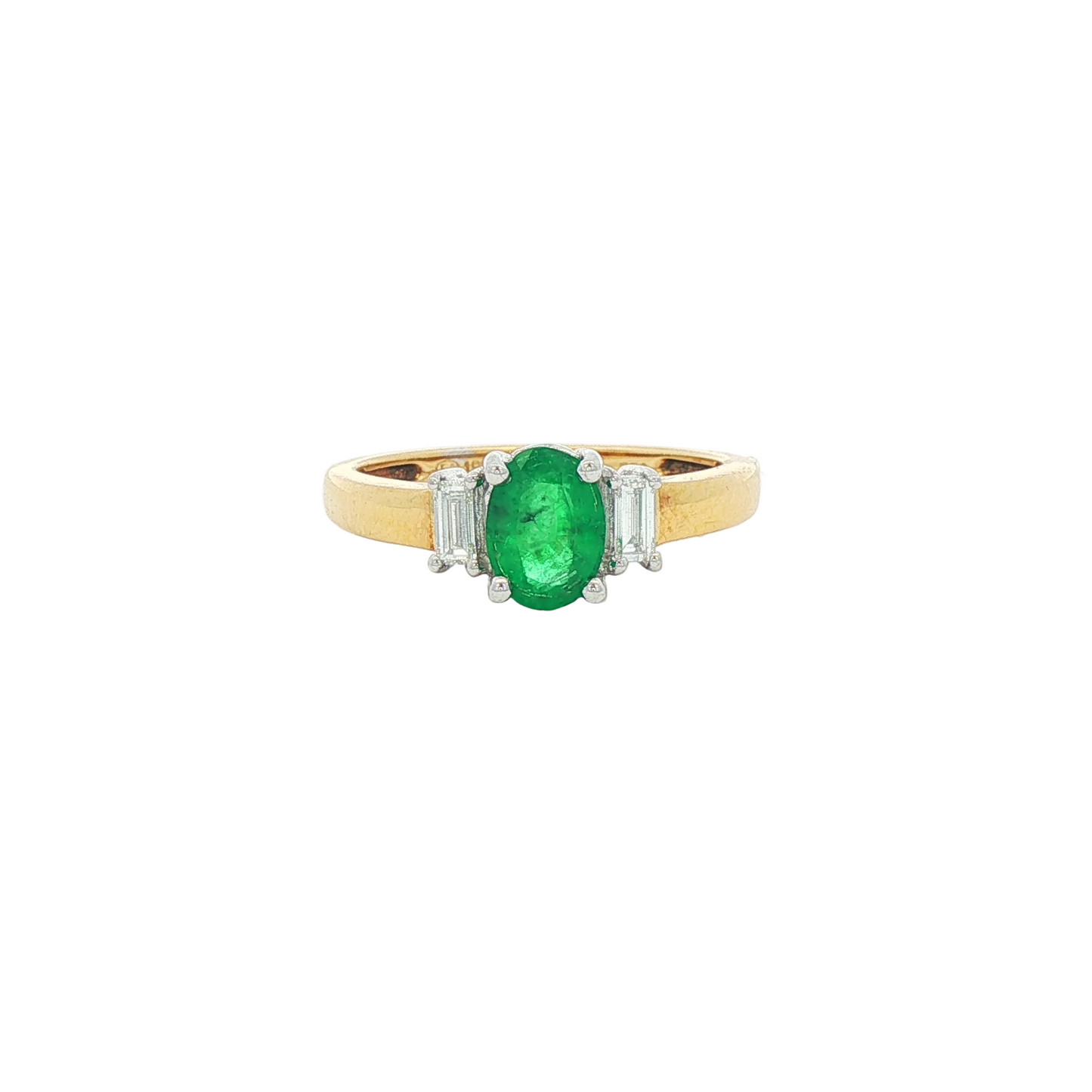 Emerald & Diamond Ring