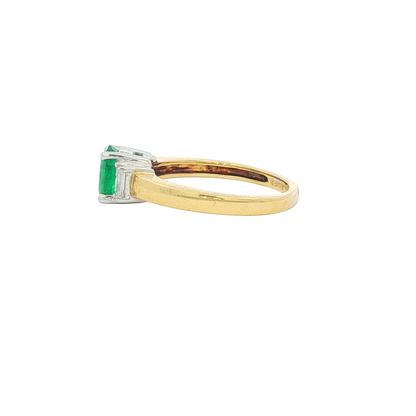 Emerald & Diamond Ring