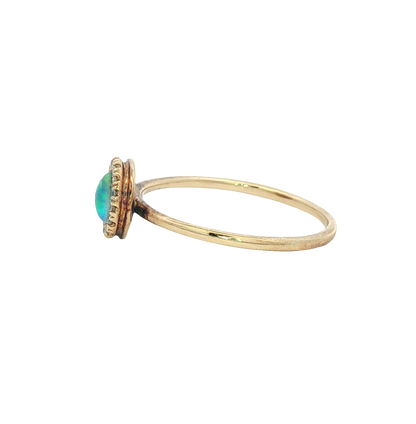 Round Opal Ring