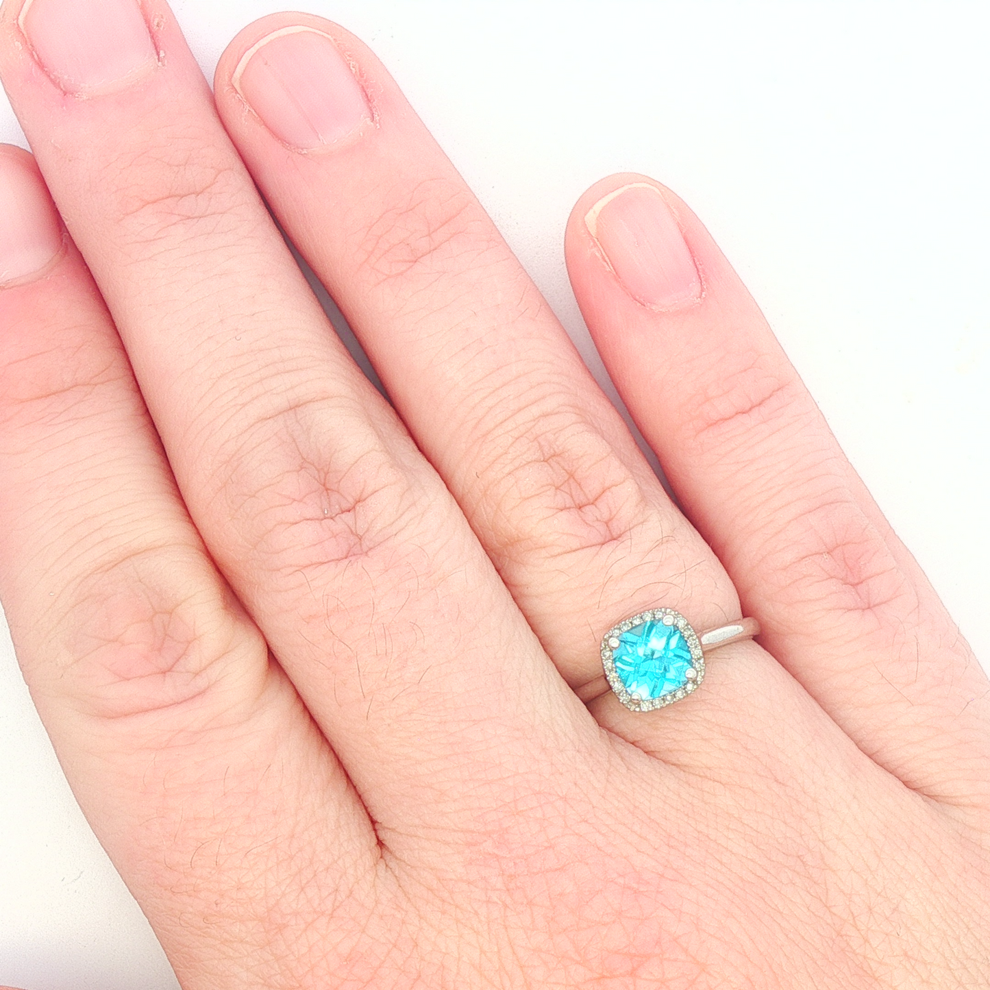 Blue Topaz Ring